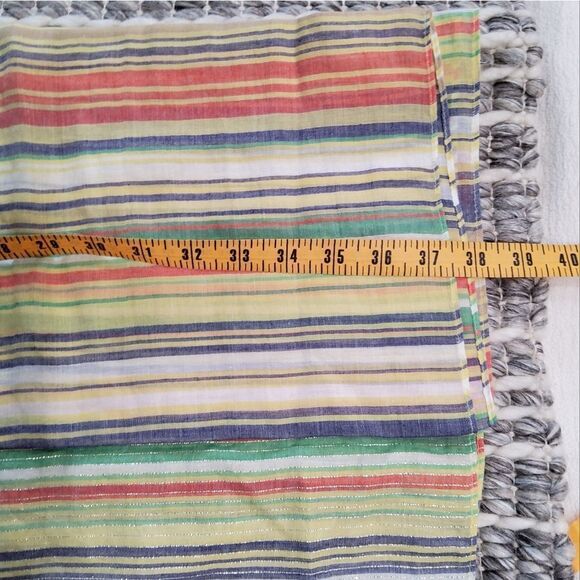Ann Taylor LOFT Striped Scarf Size 37"×68" - Picture 6 of 6